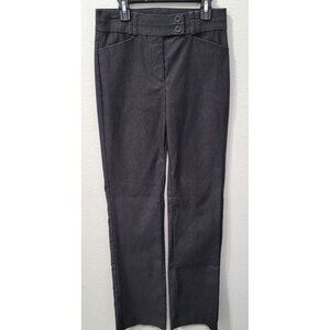 Sal Michel Womens Charcoal Casual Office Pants Size M